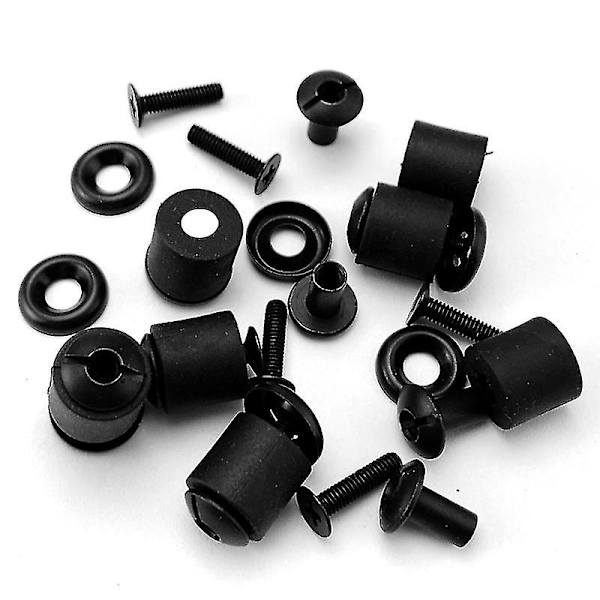 Huamade 4 set Kydex hölsterskruvdelar Snabbvalsningsslida Skruvbeslag Gör K Slida DIY midjeclipskruvtillbehör