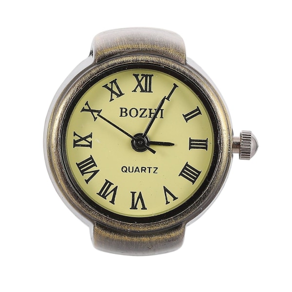 Digital Watch Dame Finger Watch Klokker Jenter Gift Retro Dekorative Watch Watch Ring Assorted Color 3X2.7cm
