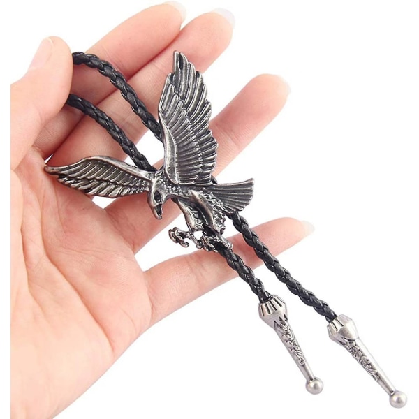 Native American Bolo Tie Rodeo Cowboy skinnslips Western halskjede Kostymetilbehør for menn, kvinner