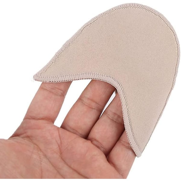 Par Fotvård Toe Dance Protector Innersulor Halvkuddar Svampbalettskor Överdrag Pointe Pointe Balett Pointeskor (beige)