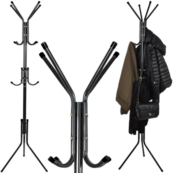 Knagerække / Tøjstativ - 170cm Sort