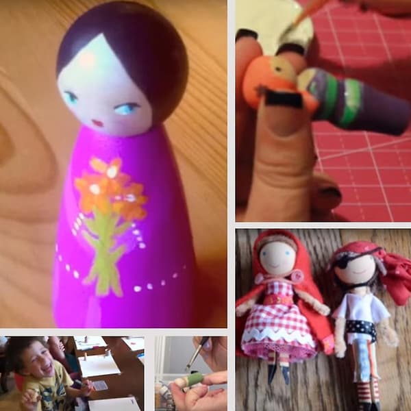 50 Stykker Mini Træfigurer Børn DIY Graffiti Træfigur Håndværk Legetøj