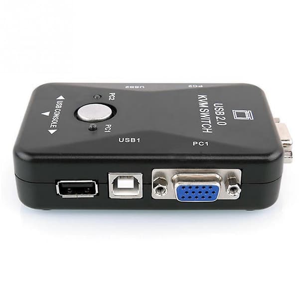 Kvm Switch 2 Port Vga Switch Usb 2.0 Kvm Muse Switch Keyboard 1920x1080 Boks Delings Switch Vga S