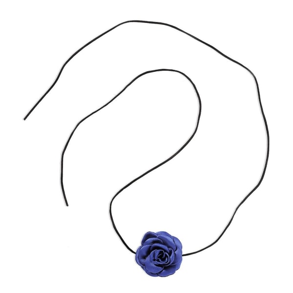 Kaunis Rose Choker -kaulakoru - Trendikäs ja muodikas asuste naisille Blue