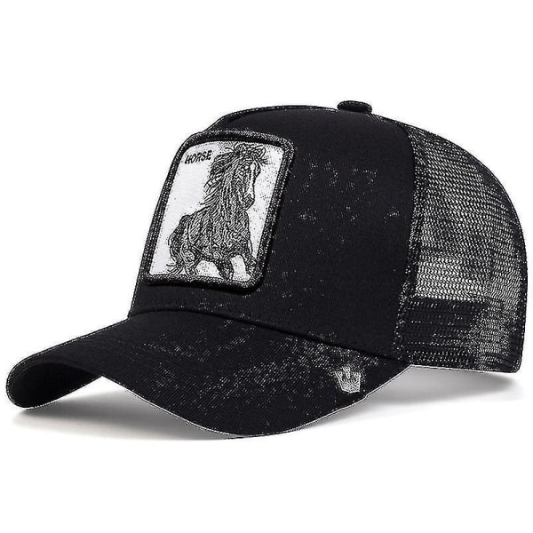 Goorin Bros. Trucker Hat Men - Mesh Baseball Snapback Cap - The Farm Blazing Horse