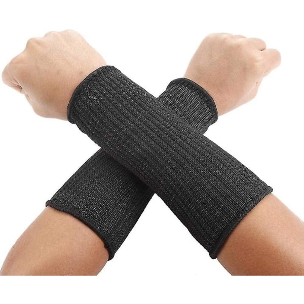 1 Pair of Cut Resistant Sleeves, Protective Forearm Sleeves, Cut Resistant Arm Guards for Glass Making, Steel, Blade Sharpening.