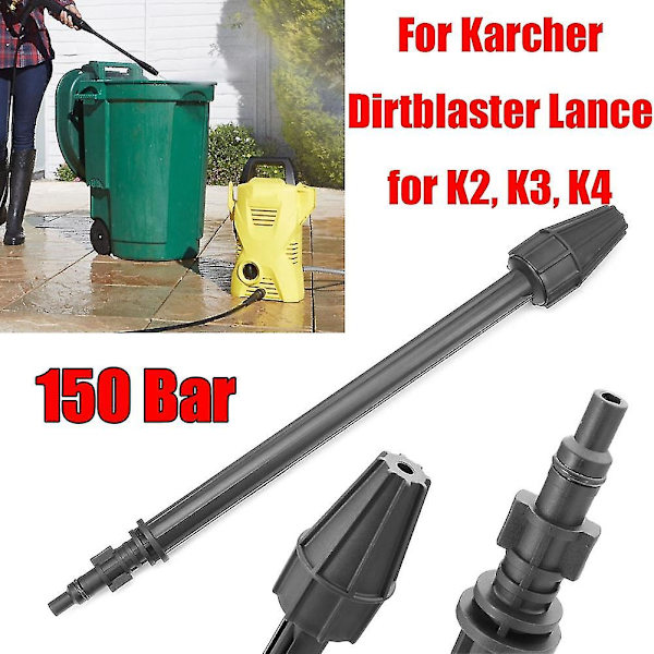 145 Bar Dirt Blaster Lance Turbo Dyses til Karcher K2 K3 K4 K5 Trykvasker