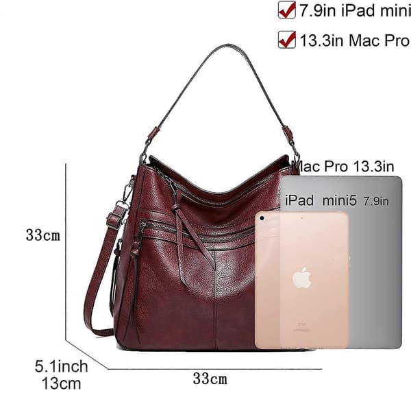 Handväskor dam läder crossbody väska axelväska två delar