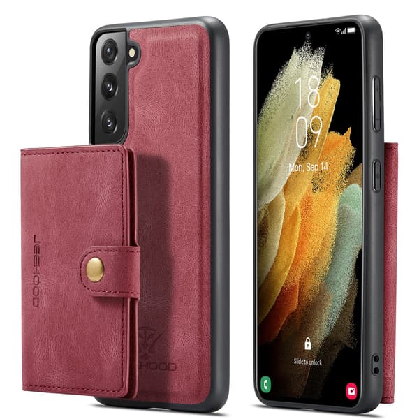 Samsung Galaxy S22 - Etui med kortholder HØJ KVALITET Roséguld
