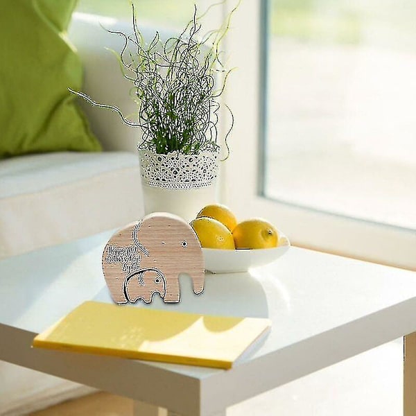 Fars Dag Elefant Mor och Barn Elefant Mor och Bebis Mors Dag Present Utsökt