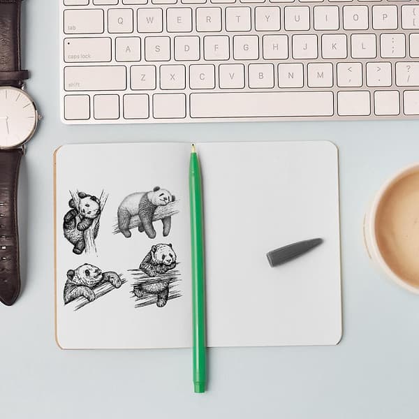 Panda silikone klare stempler til kortfremstilling, scrapbooking, prægning, gør-det-selv-håndværk