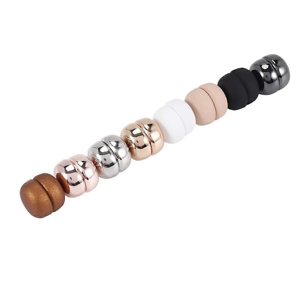 8 stk Hijab Magnetiske Nåler, Sterke Magnetiske Hijab Nåler Knapper for Kvinner Multi-Bruk Fargerik Sjal Sm