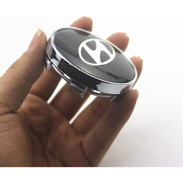 4 Stycken 60mm Navkapslar Bil Emblme Badge Logo Hjulcentrumkåpa För Solaris Ix35 I20 I30 I40 Hyundai Tucson Creta
