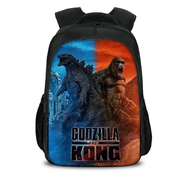 Godzilla Dinosaur Monster Skoletaske Skulder Computer Rygsæk Stor Kapacitet style12