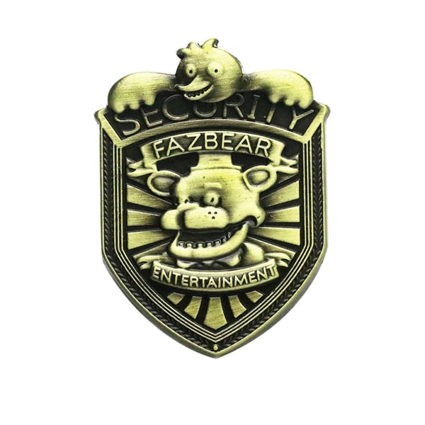FNAF Security Guard Badge - Freddy Fazbear's Night Guard Pin
