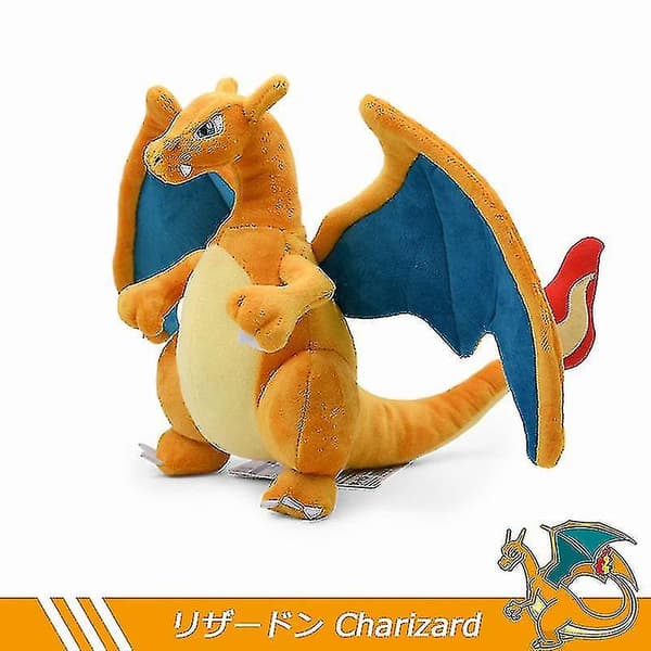 9\" Mega Charizard Plyslegetøj Mega Evolution X Y Charizard Plyslegetøj D