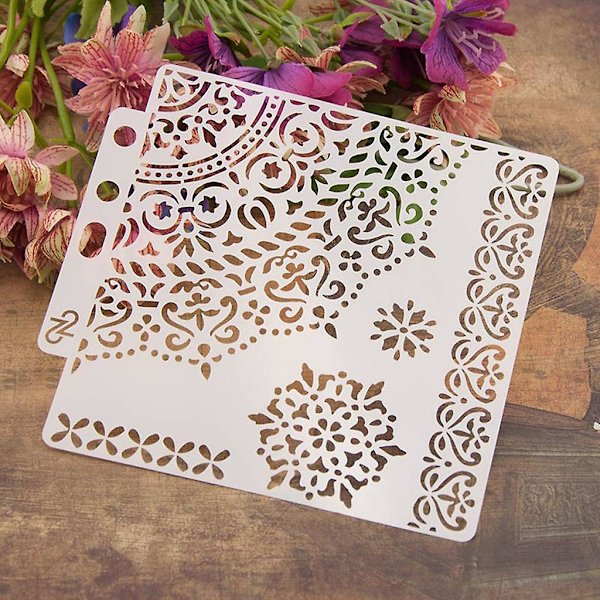 Sabluunat Malli Seinämaalaus Scrapbooking Kohokuviointi Leimaus Albumi Käsityökortti