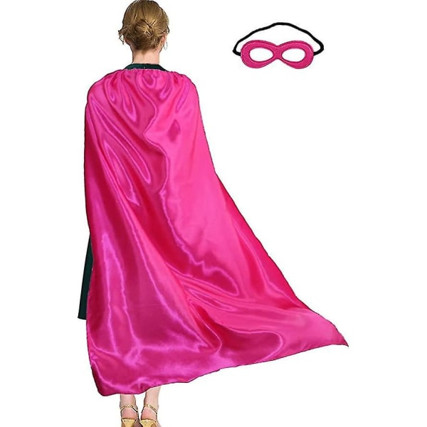 Vuxna Superhjälte-cape And Mask För Män Kvinnor - Maskerad Super Hero Spirit Day Team Dress-up Kostym Party Favors