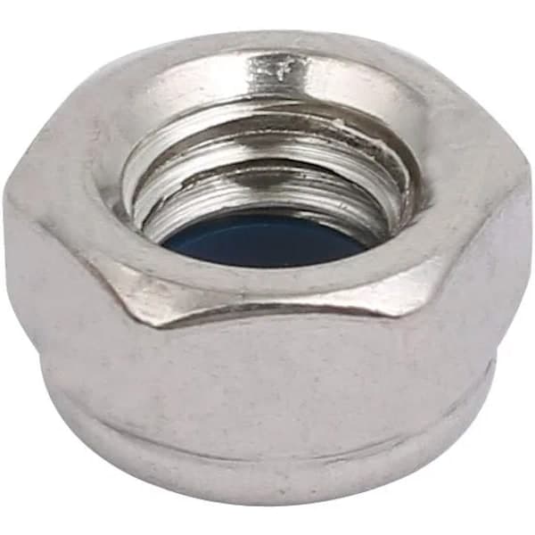10 stk. Låsemutter Venstregjenget M8x1.25mm Metrisk Gjenget 304