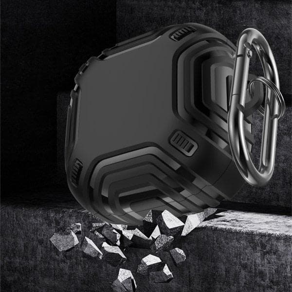 IC (Sort) etui til Samsung Galaxy _Buds 2 Pro, Buds 2, Buds Live Robust Anti-Scratch Etui Cover til Galax