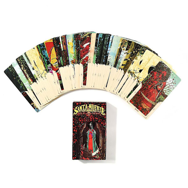 Santa Muerte Tarot for Oracle-kort Engelsk kortstokk Tarot Mystisk spådom