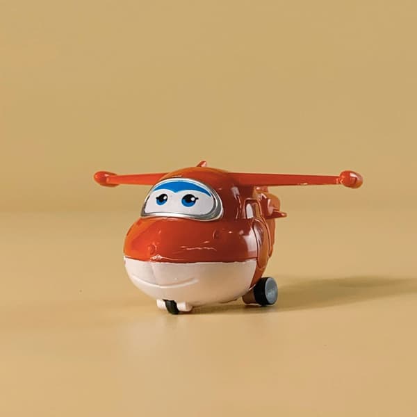 8 stk sæt Tv Animation Super Wings Transformerende fly Mini karakterer Børnelegetøj