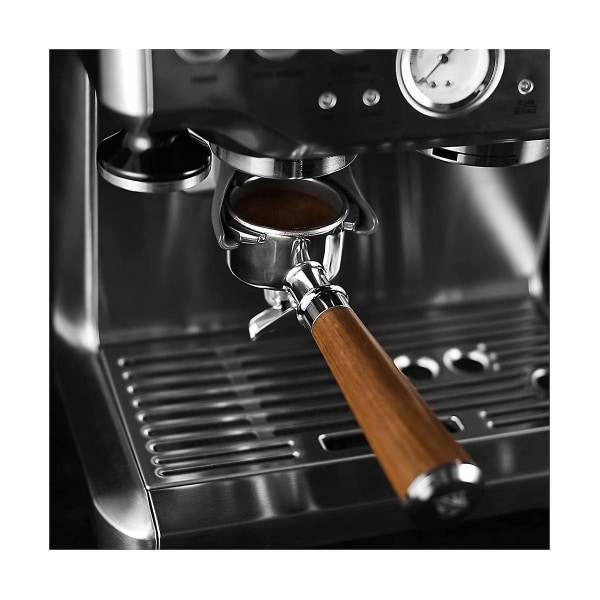 54 mm espresso portafilter, dobbel tut kaffe portafilter av med rustfritt stål portafilter og