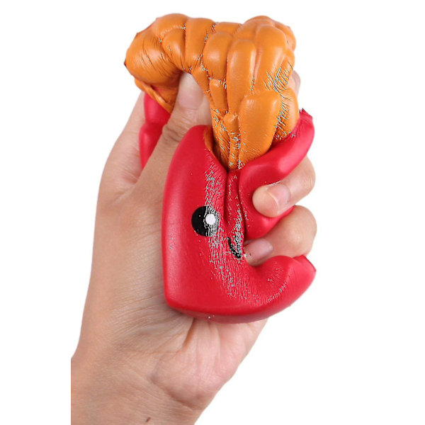 Pommes Frites Leksak Kawaii Matvaror Mjuk Klämma Pojkflicka Leksak Som Köksfest Favorit Present Stressavlastning Barnleksaker Banmo