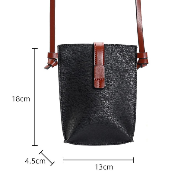 Messenger-väska med en axel Casual liten väska 2023 Ny stil kvinnlig väska Trendig mobiltelefonväska