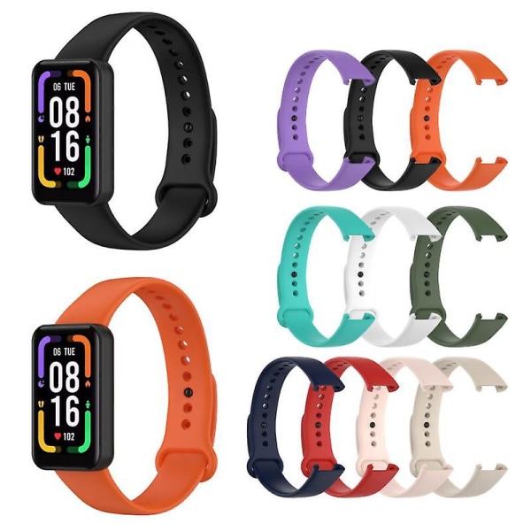 Ersättningsarmband med silikonrem för Redmi Smart Band Pro Handledsrem Sporturband Armband Armband Smart Watch Band A3070