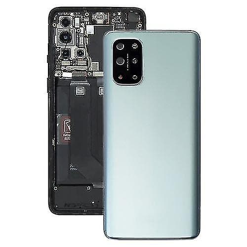 Batterilucka för Oneplus 8t med kameralinsskydd -ys Silver
