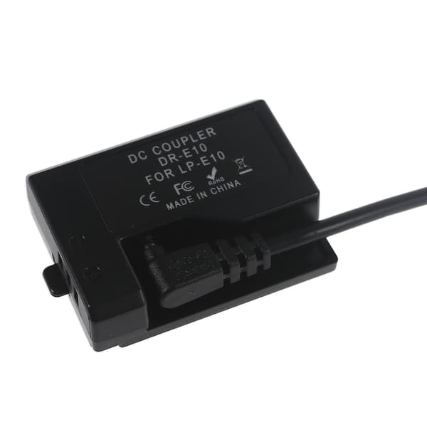 Ack-e10 + Dr-e10 Lp-e10 Dummy Batteri Usb Typ-c Power Bank Kabel För Canon