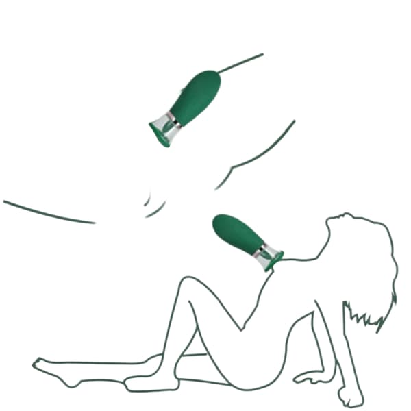 Klitorisstimulator til kvinder, tunge-lignende vibrator og brystvortestimulator