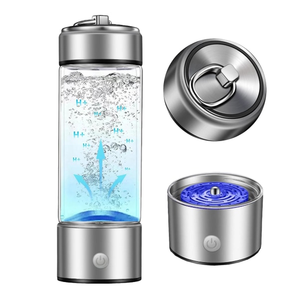 420ML Hydrogenvannkopp Bærbar USB-lading Elektrolyse Vannflaske Generator for Hjem Kontor Reise