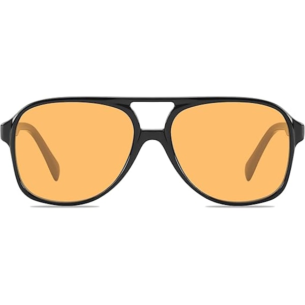 Retro Aviator -aurinkolasit naisille ja miehille, suuret kehykset, klassiset 70-luvun vintage-aurinkolasit, lentäjätyyli
