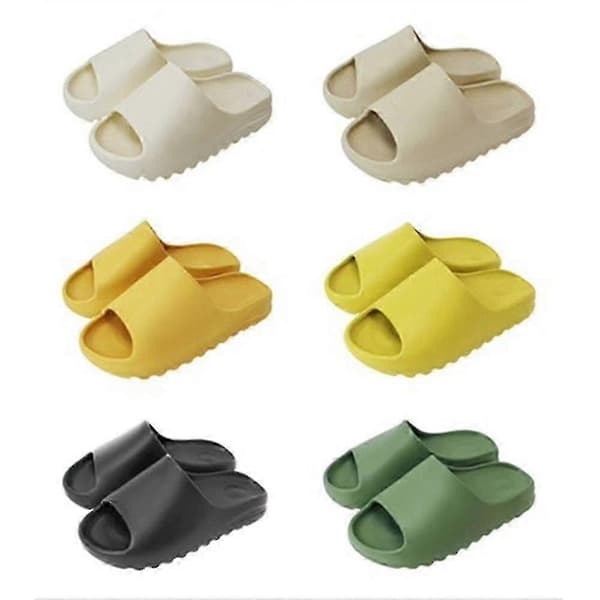 Slides Sandaalit Platform Rantasandaalit Unisex Sandaalit Yellow 42-43