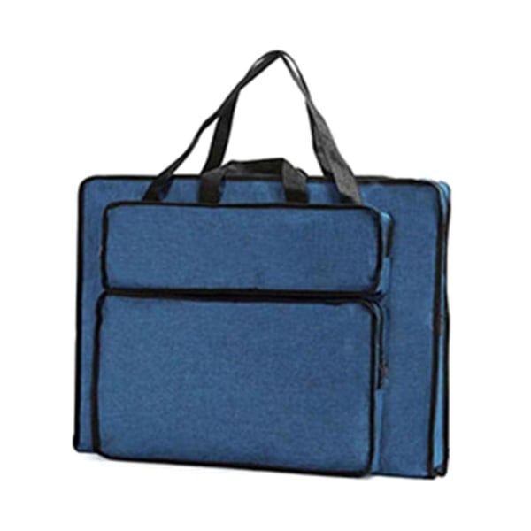 4k/8k Art Portfolio Bag Vanntett Art Shoulder Bag Tegnebrett Bag Gift Blue 4K