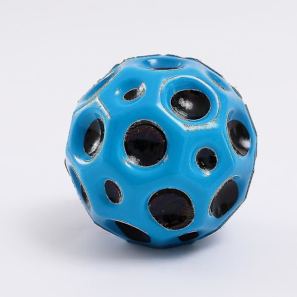 Extreme Space Ball - Pomppupallo Lasten Ulkoilupallo Heitto- ja Pyyntipeli Kuupallo Blue 1Pcs