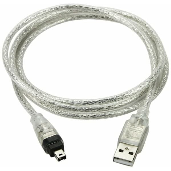 USB-han til Firewire IEEE 1394 4-benet han iLink-adapterkabel til Sony DCR-TRV75E DV