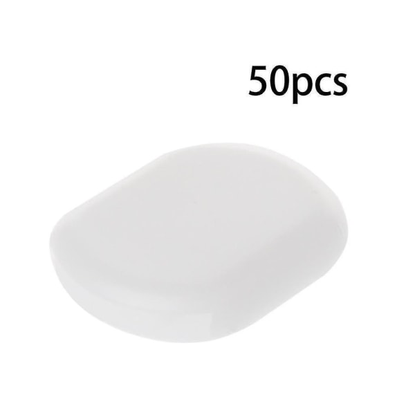 50x usynlig silikon anti-smertepute Klar øredobber Smykkeerstatning