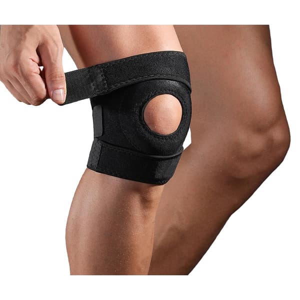 Knäskydd Män Kvinnor Patella Senstöd Svart