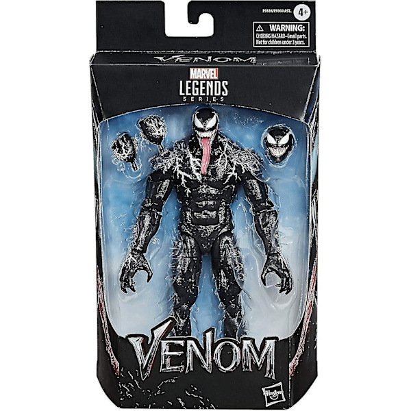 Sunrain Marvel Legends -sarjan Venom 6 tuuman kokoinen keräilyhahmo Venom-lelu, ensiluokkainen muotoilu ja 3 lisävarustetta -1588