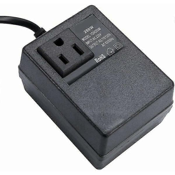 Dciustfhe Spenning: 200 W - Transformator: 220 V til 110 V - Europeisk plugg.