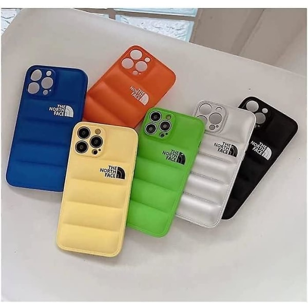 Iphone 14 Plus The North Face pehmustettu case, vain Iphone 14 Plus (valkoinen)