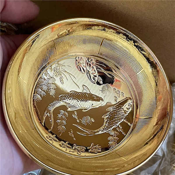 Golden Bowl Tredelt Sett Hvert År Er Det Mer Enn Trykt Golden Bowl Suvenirer Fiskene Momo