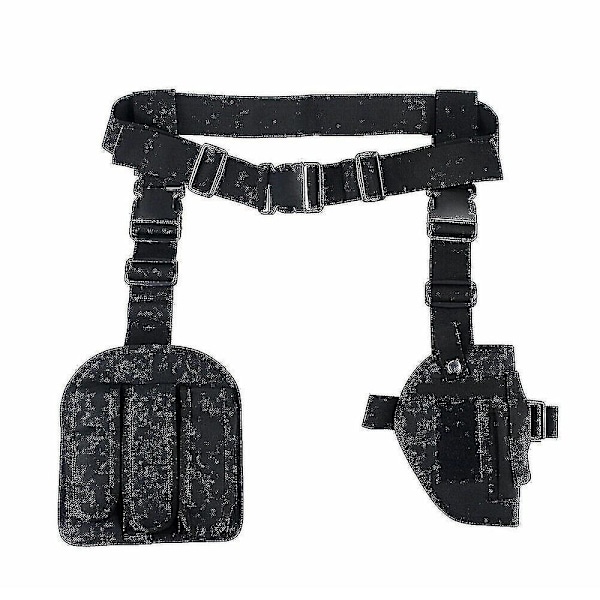 Taktisk Pistol Drop Leg Lårholster Mag Pouch Og Bælte Pistolholster