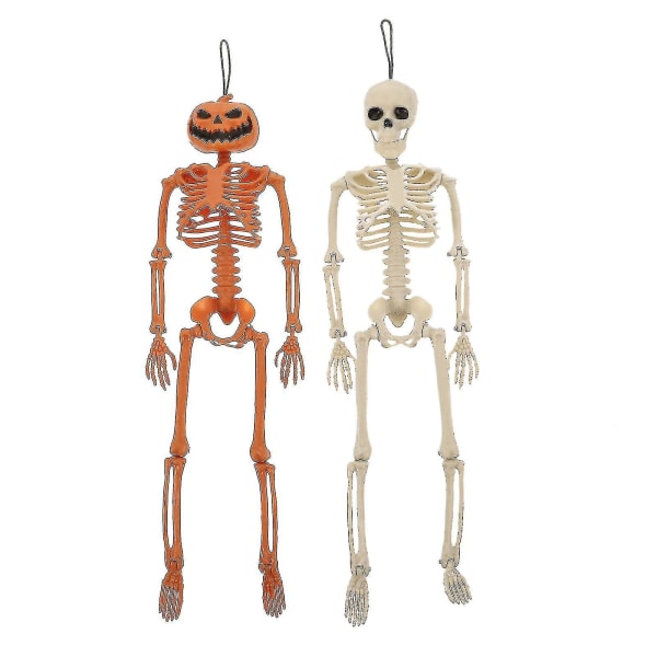2kpl Simuloituja luurankomalleja Halloween luuranko askartelu Halloween Layout Decor