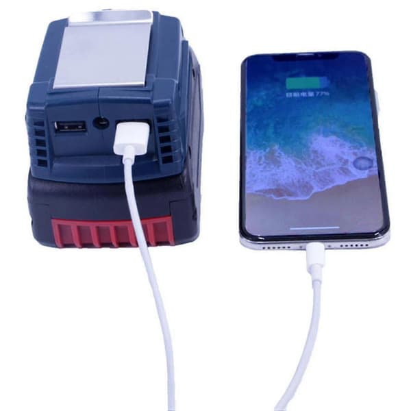 Bosch Gaa18-24 USB-sovitin merkkivalolla 14,4-18 V:lle