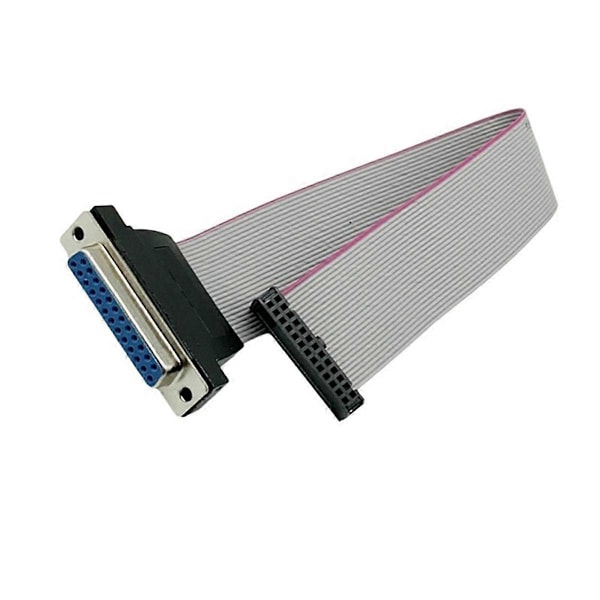 Langallinen litteä nauhakabelin DB25 naaras - FC-26 naaras liitin LCD-näyttöihin, liittää piirin B