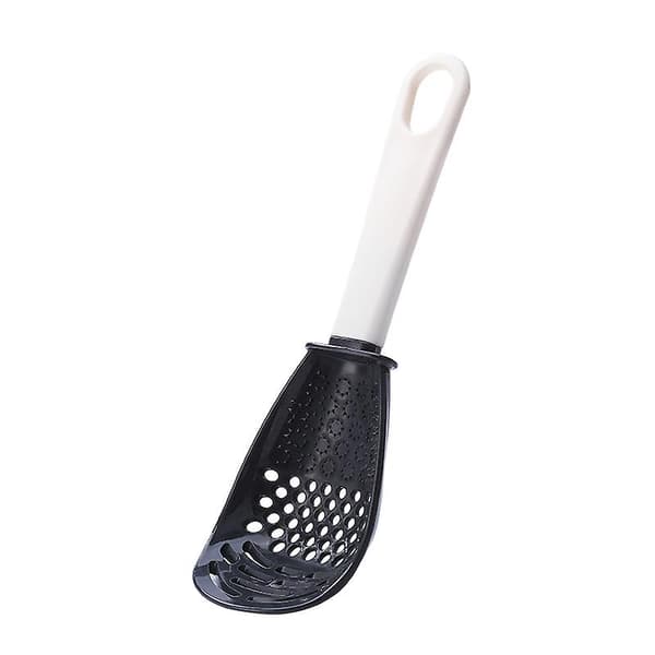 Multifunktionel køkkenkøkkenske hvidløgssi, sort, 7*2.5*22.5cm